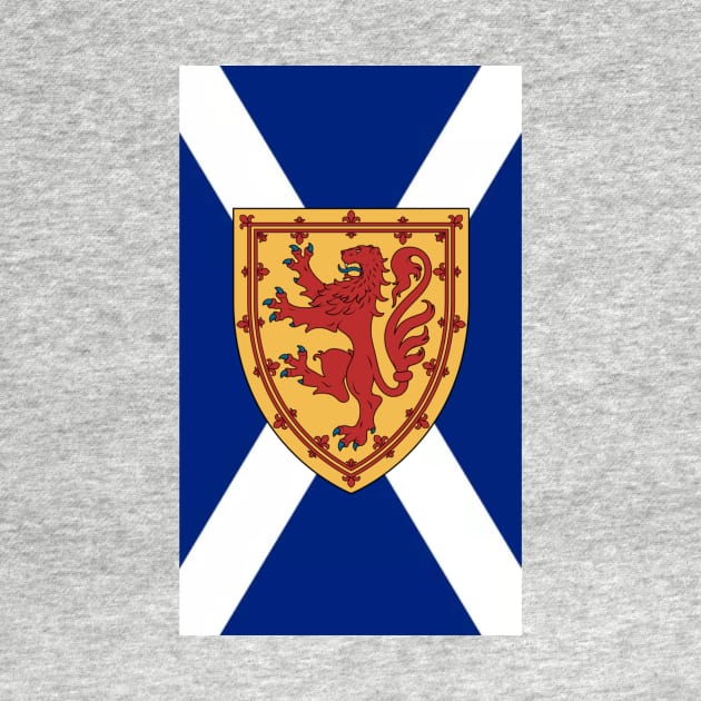 Royal Scottish Flag (vertical) by iaredios